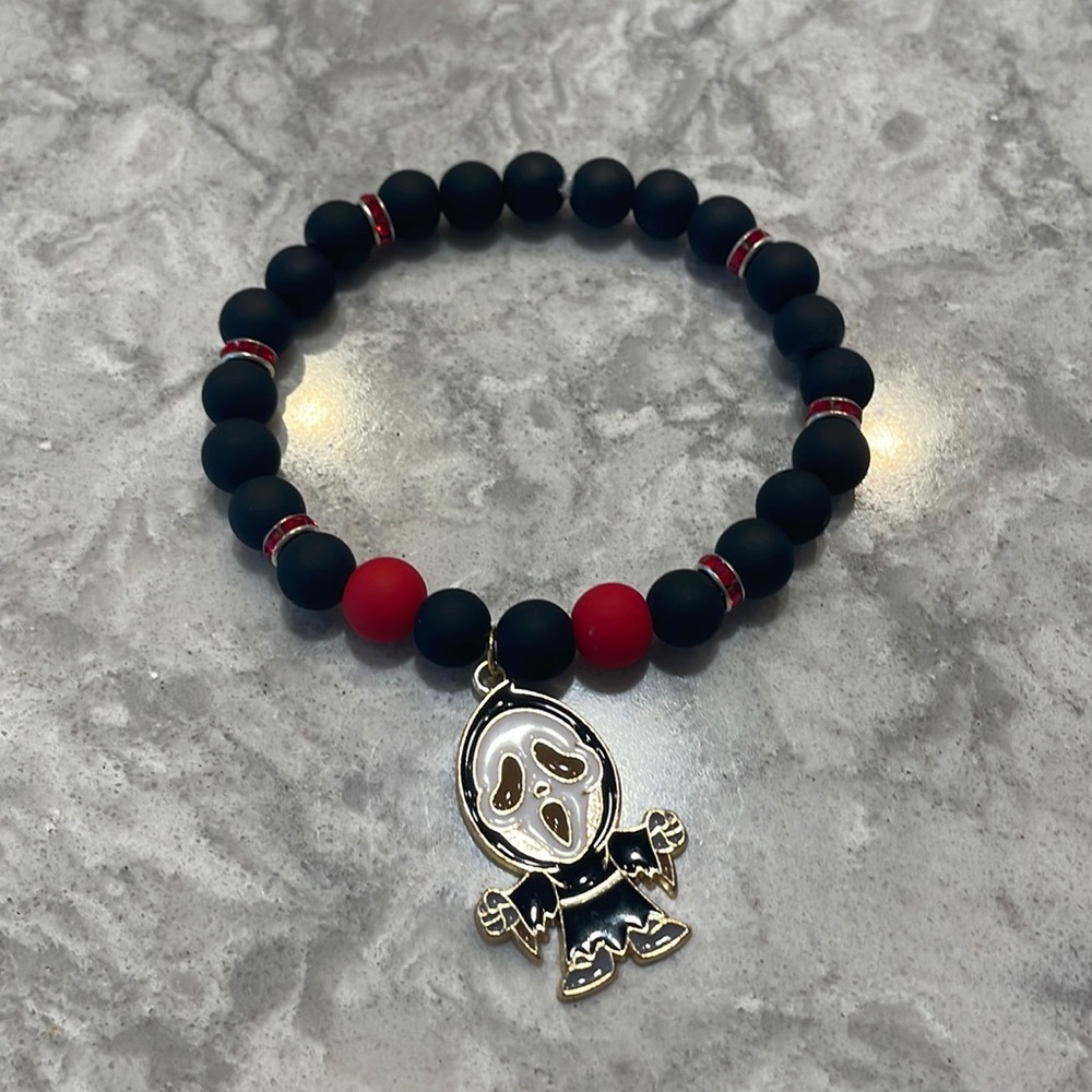Scream Ghost Face Bracelet